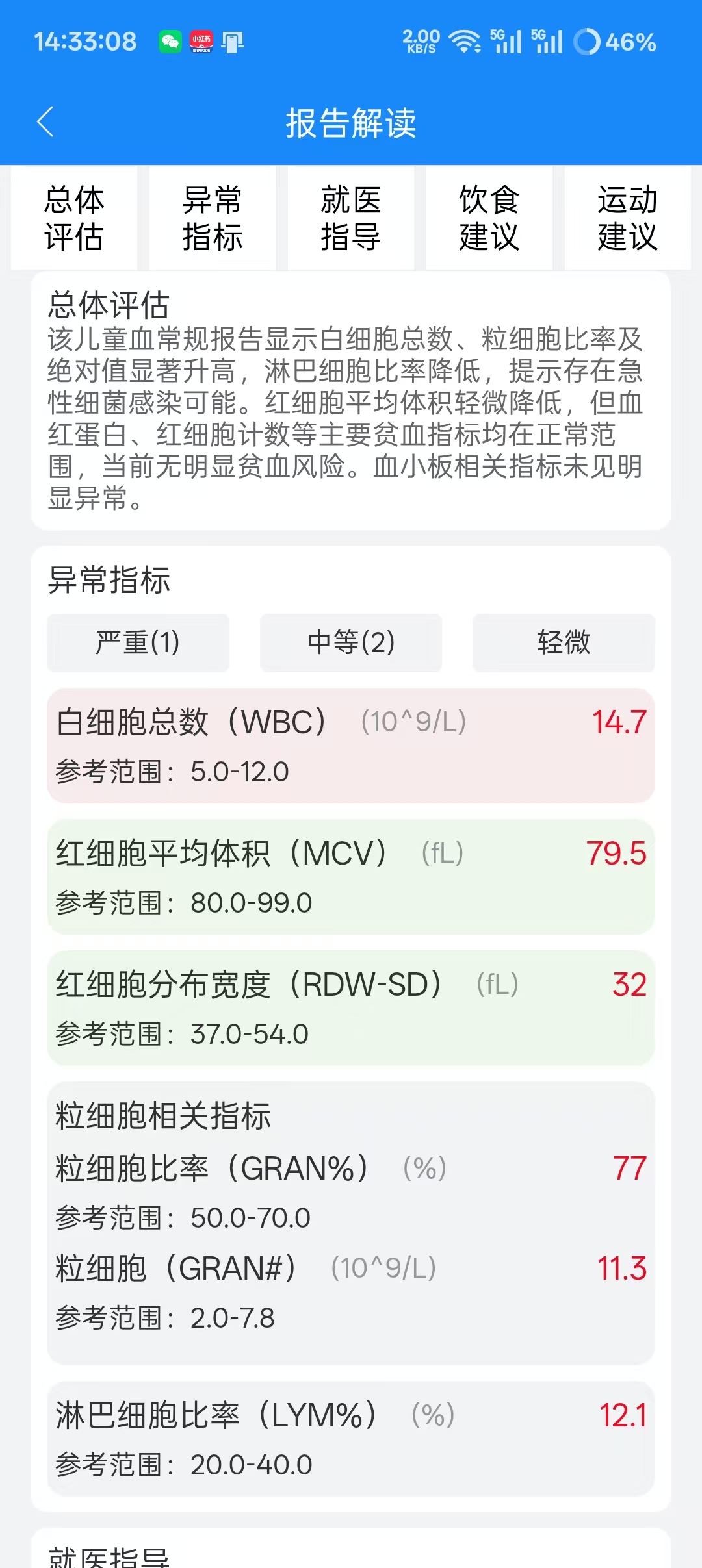 家庭体检档案